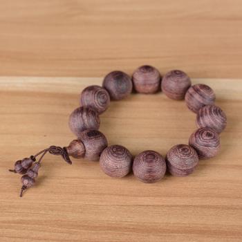 老料沉水紫油梨黃花梨2.0珠手串男女手鏈念珠酷似海南降香黃檀