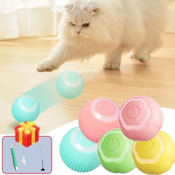 Smart Electric Cat Ball Toys Automatic Rolling Cat Toys for