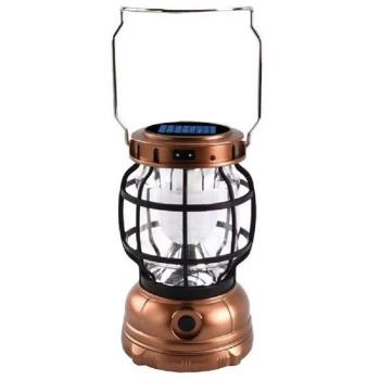 Portable Camping Lantern Rechargeable Solar LED Tent Light
