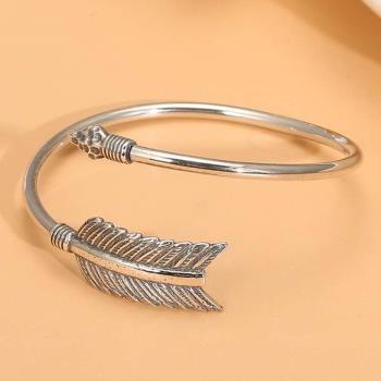 Sterling Silver S925 Personality tendy Arrow Brlet Design Fa