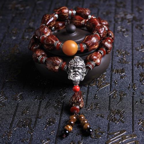 原創海南滴血蓮花菩提子佛珠手串男女蓮花座菩提原籽成品手鏈文玩