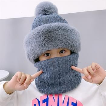 冬季兒童防寒面罩頭套帽男女電動車騎行裝備蒙面護耳防風保暖口罩