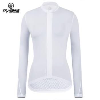 YKYWBIKE女款長袖騎行服防曬速幹夏季自行車公路車山地車騎行裝備