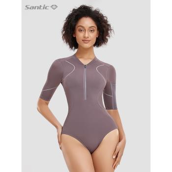 Santic森地客 新款春夏女式運動騎行游泳多功能兩用連體服 薩瑪