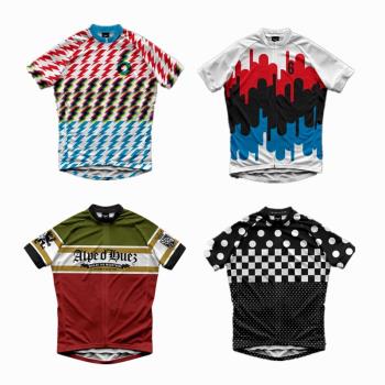 2023跨境電商twinsix6夏季短袖騎行服男女上衣公路自行車戶外裝備