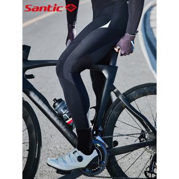 Santic森地客春秋季騎行服男款公路自行車長褲子四季高階全套裝備