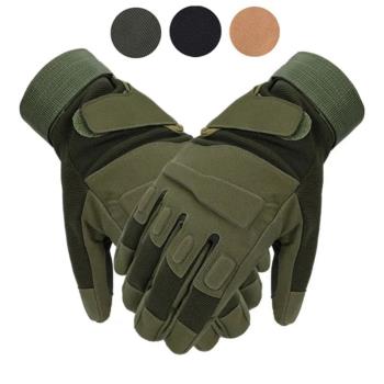 Tactical Full Finger Gloves Outdoor Sports Bicycle Antiskid