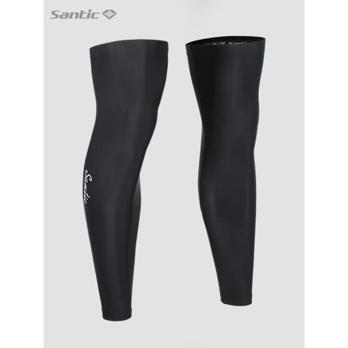 Santic森地客 抓絨保暖騎行腿套 公路自行車防寒護膝運動腿套班尼