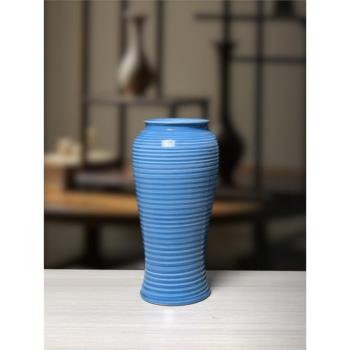 景德鎮新古典手工陶瓷器花瓶花插裝飾藝術品客廳電視櫃玄關擺設件