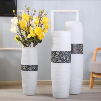 花瓶擺件客廳插花大號落地景德鎮新中式陶瓷擺件現代簡約裝飾花器