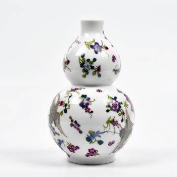 景德鎮陶瓷器 夜光瓷風水葫蘆花瓶擺設 現代工藝品家居裝飾品擺件
