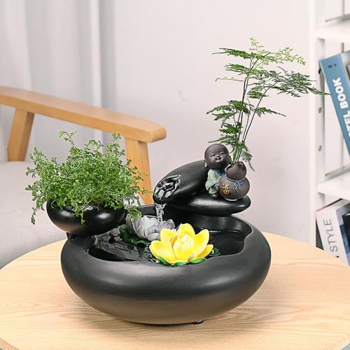 家飾品陶磁器招財魚置物 Amazon.com: noxozoqm 招财金龙鱼摆件Chinese Feng