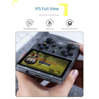 ANBERNIC安伯尼克掌機RG353V RG353VS便攜街機PSP懷舊游戲機GBA開源掌機安卓游戲機2022新款雙人游戲機周哥