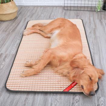 狗狗涼席夏季狗墊子睡覺用睡墊四季用品金毛大型犬寵物涼墊冰墊窩