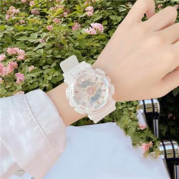 獨角獸電子手錶女款學生 夏季ins風高顏值少女心簡約氣質防水夜光