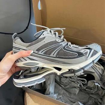 厚底巴黎ins潮懸浮休閑彈簧鞋