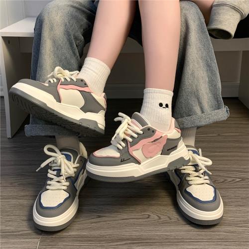 韓國情侶板鞋2026新款春秋爆款小眾百搭男女鞋子ins潮休閑運動鞋