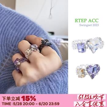 ins韓國原版進口趙麗穎同款戒指