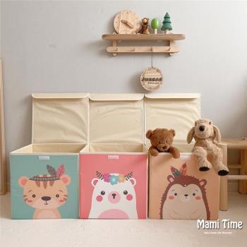 韓國INS整理儲物箱布藝兒童玩具
