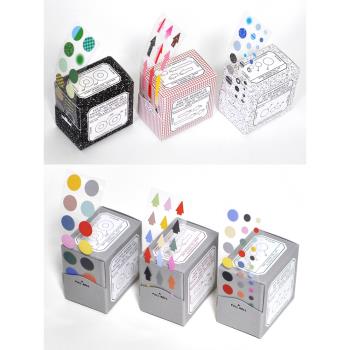 韓國flagg小清新簡約重點標記貼畫美紋手帳貼紙膠帶式ins風裝飾貼