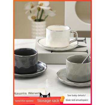 咖啡杯歐式精致杯碟套裝輕奢ins風家用小奢華網紅高檔下午茶茶具