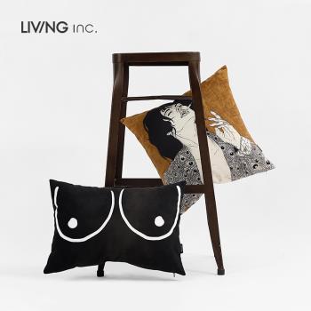 LIVING inc. 插畫藝術 ins抱枕客廳沙發靠墊辦公室靠枕