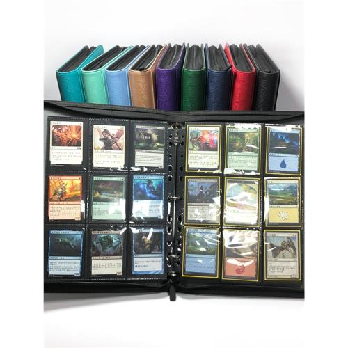 9格桌游卡牌卡片收納冊 450卡位豪華卡牌集冊寶可夢游戲王卡片冊