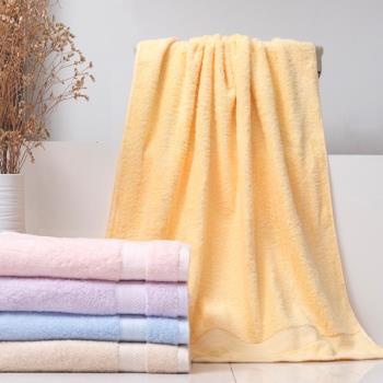 潔麗雅浴巾6733一等品素色純棉螺旋緞檔洗澡巾大毛巾吸水防滑裹巾