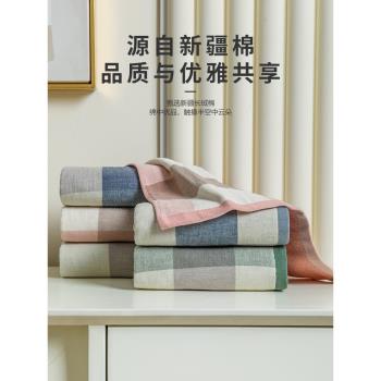 紗布毛巾全棉家用毛巾男生洗臉女快乾不掉毛情侶毛巾純棉創意一對