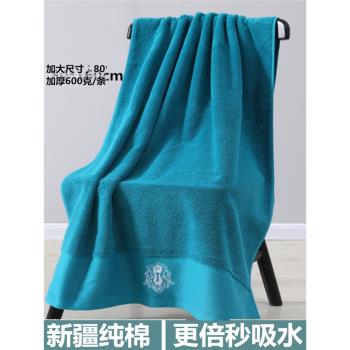 加厚600g加大尺寸80x160 純棉五星級酒店浴巾 吸水不易掉毛新疆棉