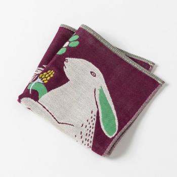 日本插圖家「Morita MiW 」2024新款童話風純棉刺繡手帕|禮品手絹