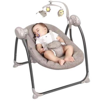 嬰兒電動搖搖椅寶寶搖籃躺椅哄娃神器哄睡安撫椅新生兒睡覺搖搖床