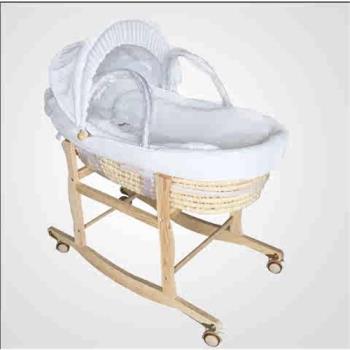ins嬰兒編織提籃睡籃新生兒手提籃子車載便攜外出院筐寶寶搖藍床