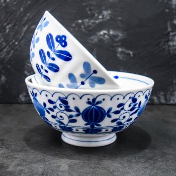 日本進口創意個性餐具陶瓷面碗