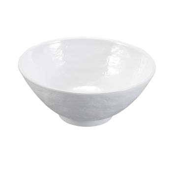 密胺面碗10個裝拉面碗塑料仿瓷牛肉面米線湯粉碗麻辣燙大碗斗笠碗