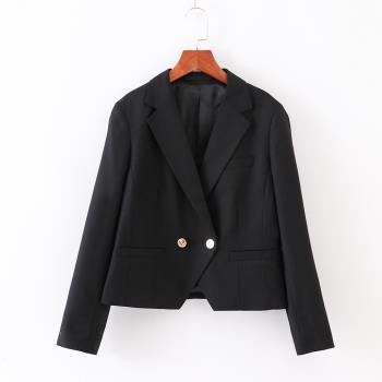 2024春秋女裝短褲小西裝外套初高中少女學生裝徽章西服JK制服外套