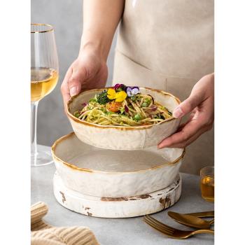 北歐風菜盤蔬果沙拉碗陶瓷餐具