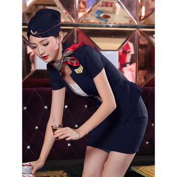 空姐職業套裝女ktv公主工作服短袖西裝酒吧dj夜總會前臺接待制服