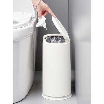 垃圾桶家用廁所衛生間大容量帶蓋臥室客廳廚房輕奢分類辦公室紙簍