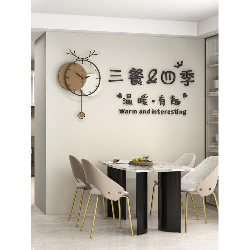 2025高級輕奢餐廳壁畫電視沙發背景墻掛畫客廳現代簡約玄關裝飾畫