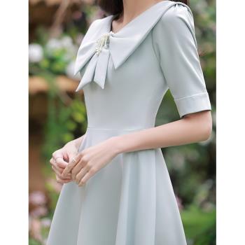 小眾日常可穿聚會連衣裙晚禮服