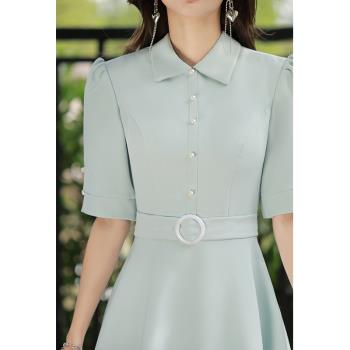 簡單大方晚禮服女氣質正式場合端莊連衣裙聚會平時可穿小個子夏季