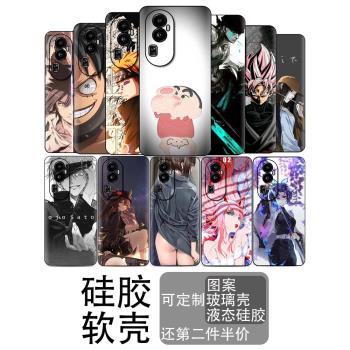 opporeno10手機殼軟矽膠Reno10Pro鏡頭全包磨砂套防摔動漫潮牌+