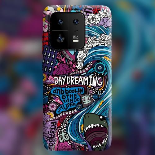 小米大孔款全包邊夜光個性手機殼