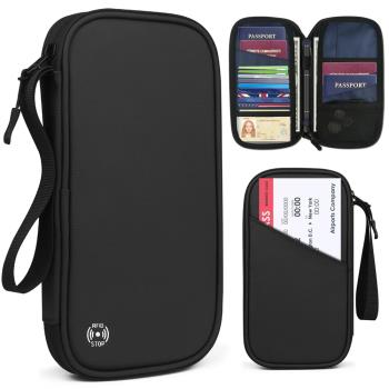 Mens Anti-theft Card Swiping Bag Multi-functional Change Ha