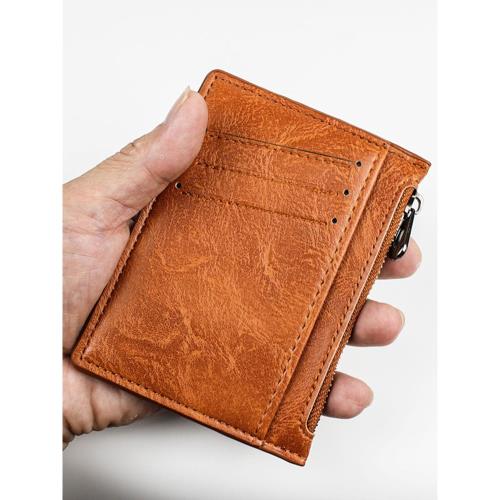 證件卡包大容量多卡位男女通用多功能錢包超薄韓版真皮銀行卡夾