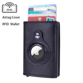 Rfid Credit Card Holder for Apple AirTag Wallet Small Men Le