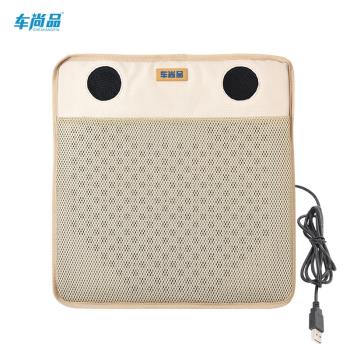 夏季汽車涼墊四季通用冷風坐墊USB製冷風扇吹風通風透氣涼風座墊