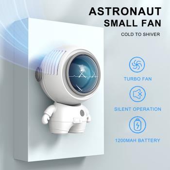 Portable Fan Hand-held Astronaut Quiet Small USB 2000 Mah Re