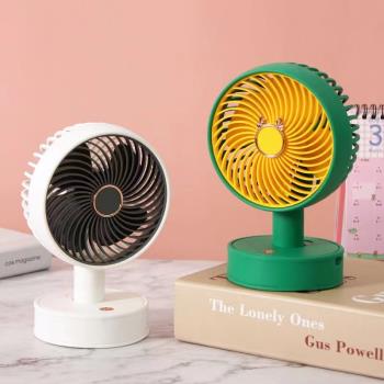 風扇usb可充電超靜音臺式插電迷你便攜式大風力宿舍床頭辦公桌